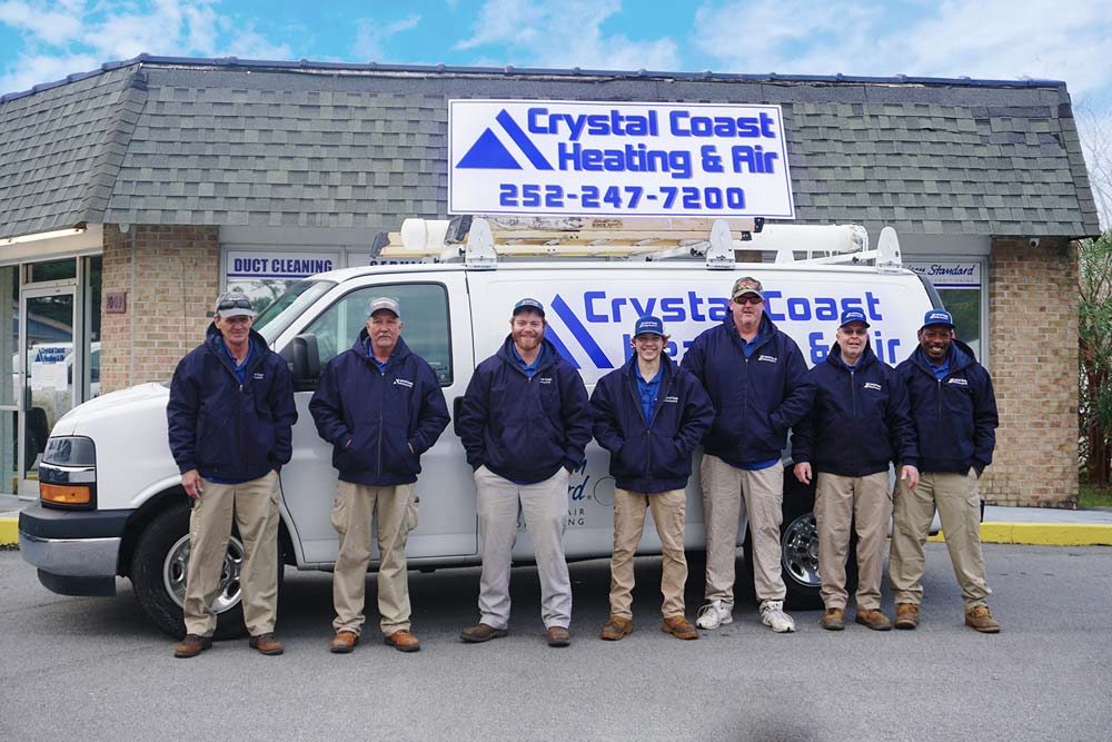 Installation and Duct Cleaning Crew - Crystal Coast Heating and Air - Morehead City, NC